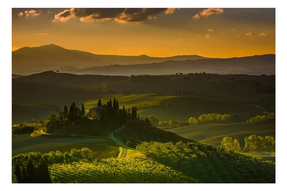 Настенные картины с изображением пейзажа и гор большой холст природа