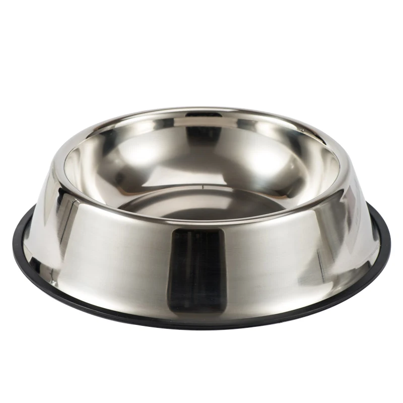 

Stainless Steel Dog Bowl Non-slip Pet Dog Cat Feeding Bowls Puppy Kitten Water Food Dish For Small Medium Dogs Cats Pet Product