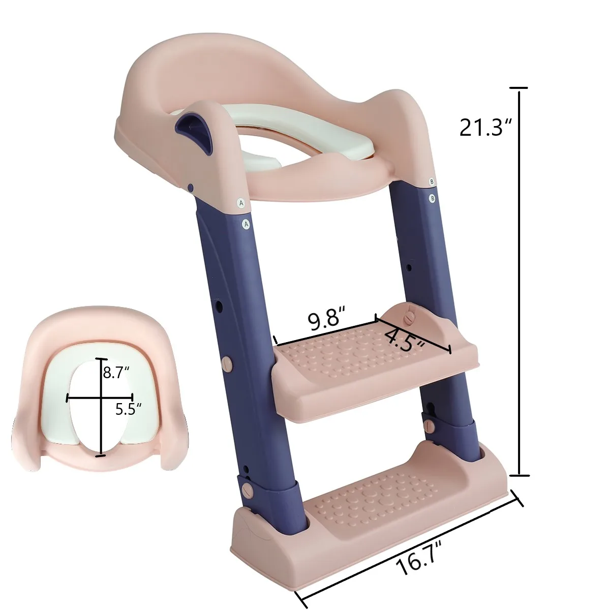 

NEW 3 Colors Baby Kids Training Toilet Potty Trainer Seat Chair Toddler Ladder Step Up Stool Urinal Potty Training Seat Children