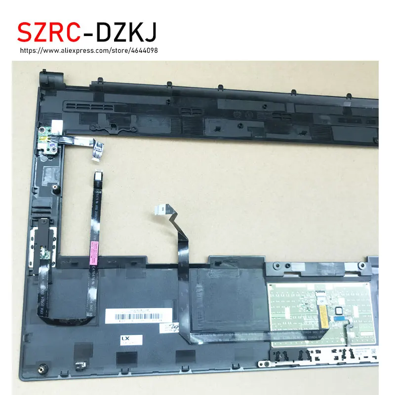 Orig  Panel Keyboard Bezel Palmrest Cover for Lenovo ThinkPad P70 P71  Touchpad with FP CS Holes 00NY368  01HY727 SM10K08540