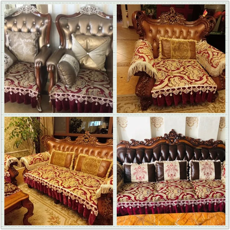 Роскошный чехол для дивана Европейское секционное покрытие влюбленных|Чехлы