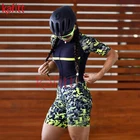 Костюм велосипедный Kafitt, Женский трикотажный комбинезон с коротким рукавом, одежда на заказ, для езды на горном велосипеде