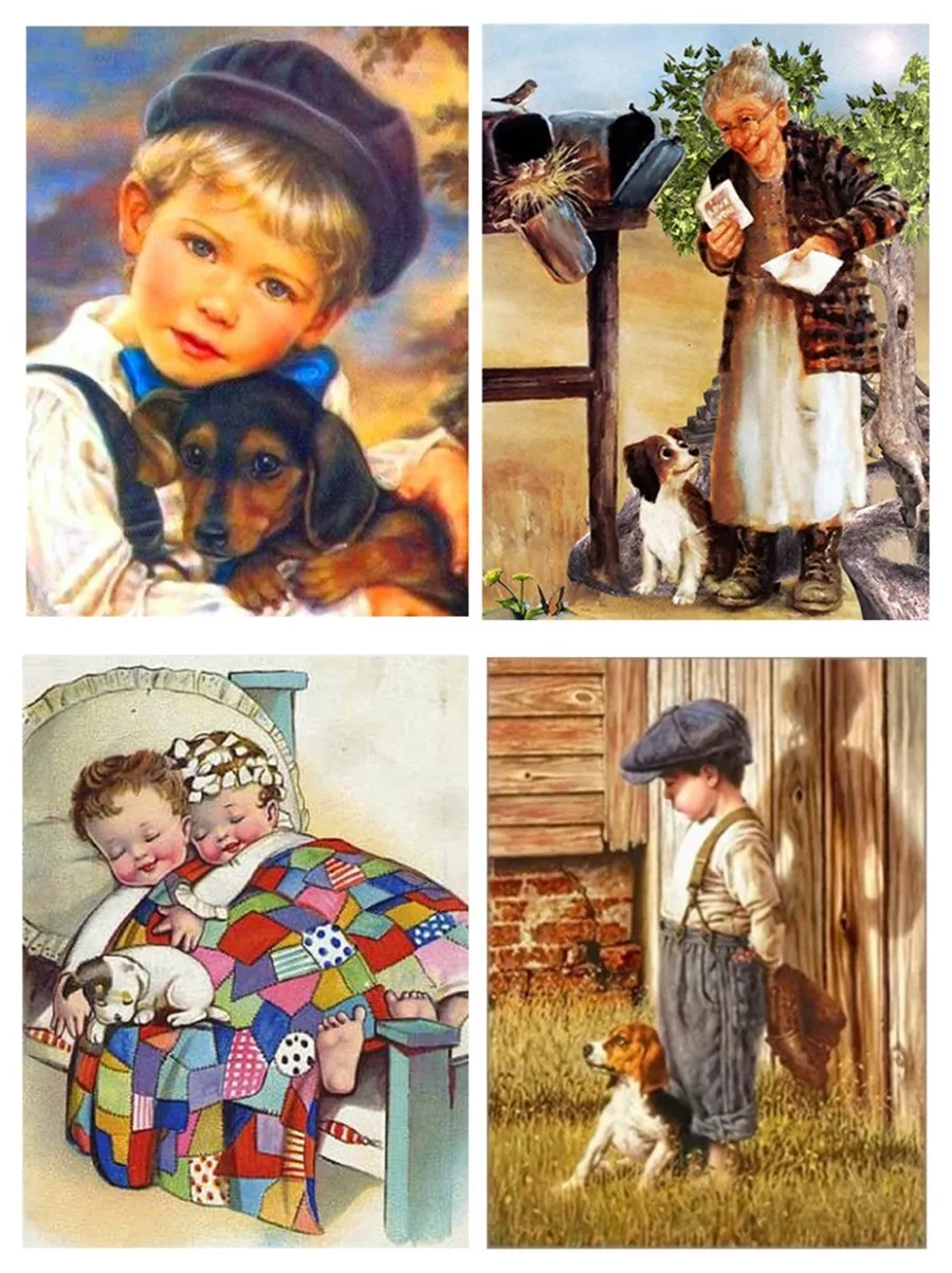 5d DIY алмазная живопись портрет мальчик Алмазная Вышивка Полный алмаз персонаж