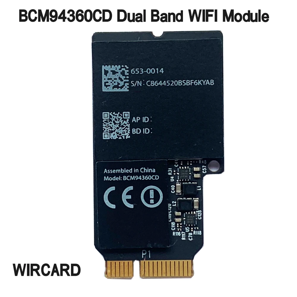 Беспроводная карта WIRCARD BCM94360CD bcm94360cd 1750 11AC Wi-Fi BT 802 родная Airdrop для Hackintosh Mac OS |