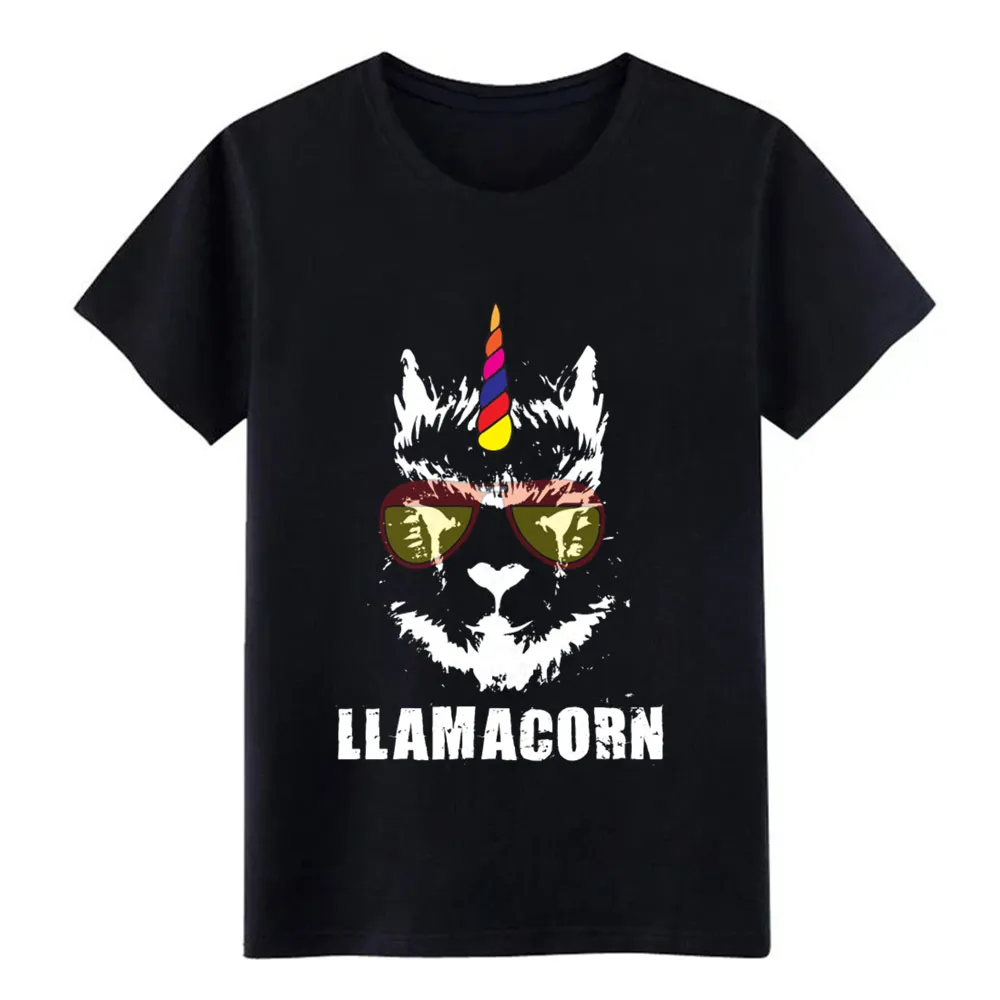 Llamacorn Единорог Альпака лама лицо солнцезащитные очки Футболка Мужская