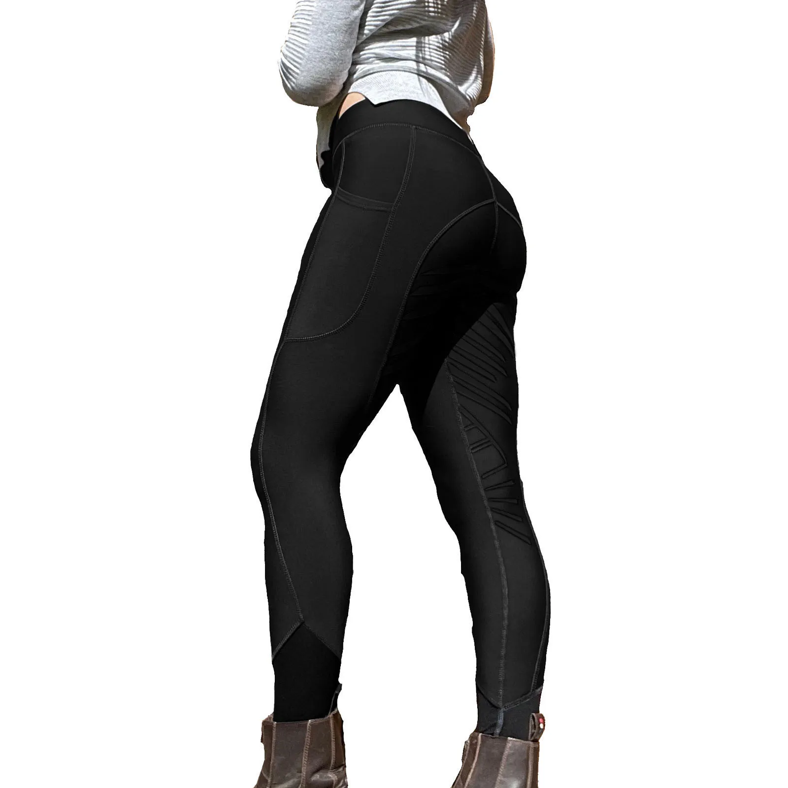 Эластичные облегающие брюки для конного спорта женские узкие бега скалолазания