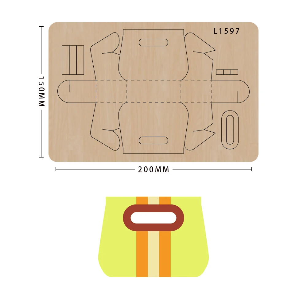

Wooden Die Scrapbooking Cutting Dies Handmade Templat Diy Die Cut Wooden Dies Leather Stamp Suitable For Big Shot Machines