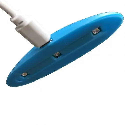 Синий 6 Вт Мини мост USB светодиодный Сушилка для ногтей светильник УФ лампа для сушки гель-лака маникюрный аппарат - Цвет: Синий
