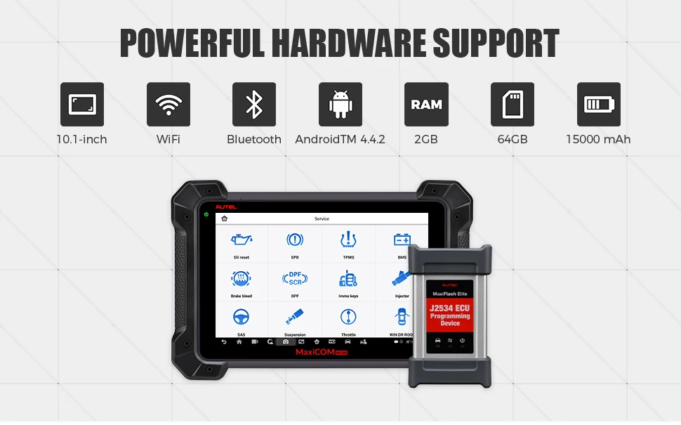 Autel MaxiCom MK908P диагностика авто сканер для диагностики авто диагностический сканер обд сканер для авто ECU кодирование J2534 Программист OBD2 Авто диагностический сканер инструмент PK Maxisys Elite MS908 Pro