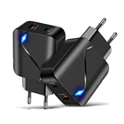 Быстрое зарядное устройство PD QC 3,0, универсальное зарядное устройство USB 5 в А, портативное быстрое зарядное устройство USB + Type C, 18 Вт