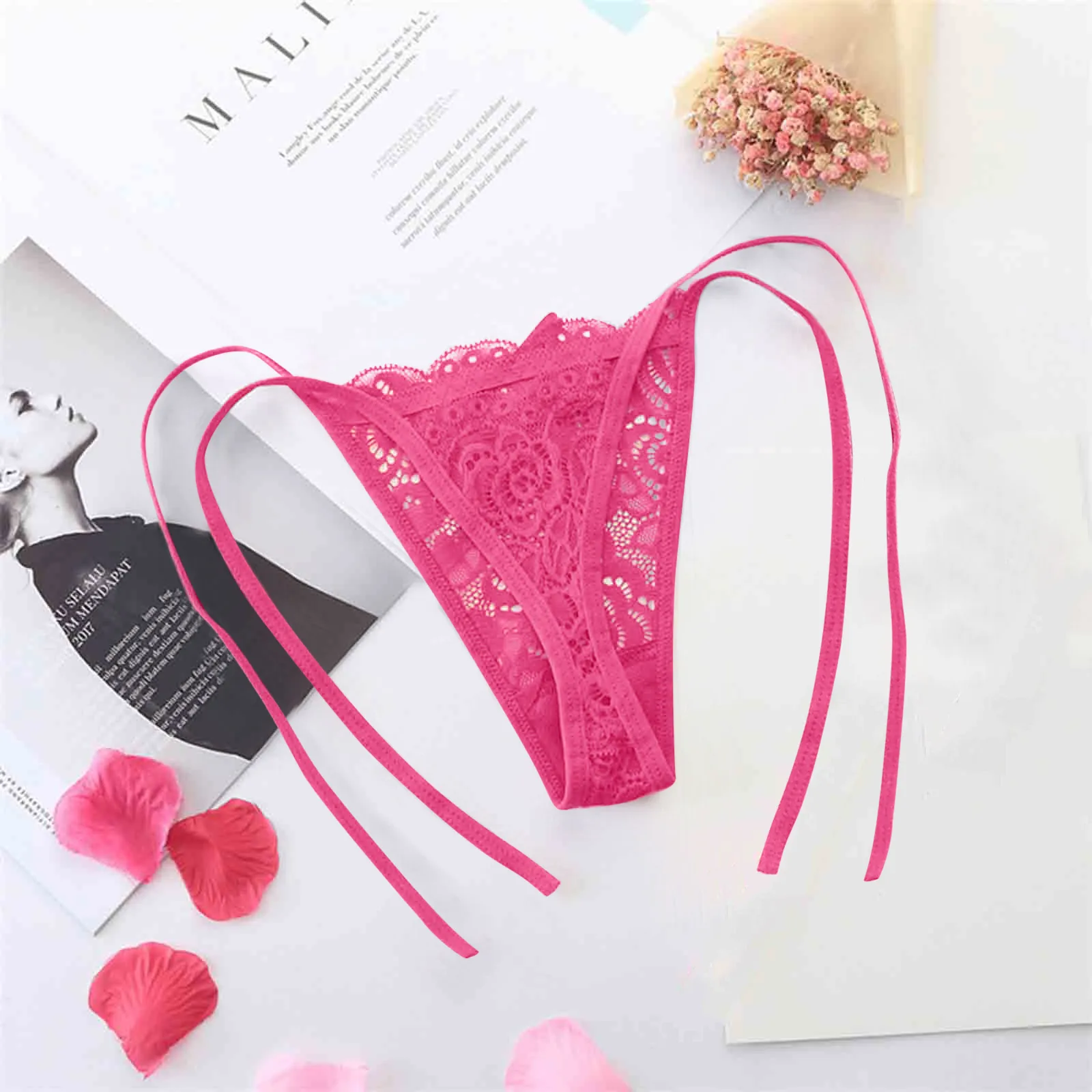 

Womail Hot Erotic Sexy Panties Open Crotch Bandage Lace Thongs And G Strings Underwear Women Sexy lingerie erotique femme 2021