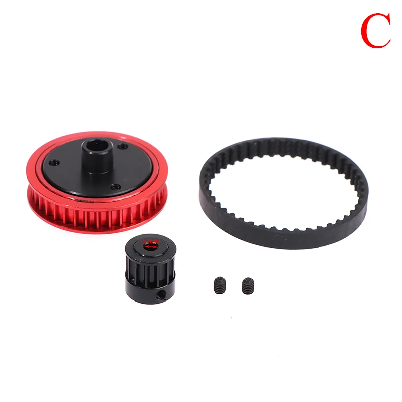Система передач с ременным приводом для 1/10 RC Car Crawler Axial SCX10 и II 90046 Upgrade DIY Parts -