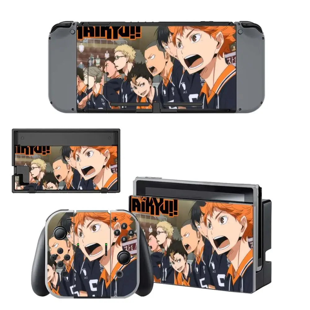 Аниме HaiKyuu Nintendo переключатель кожи Стикеры s скины для Switch консоли и Joy-Con