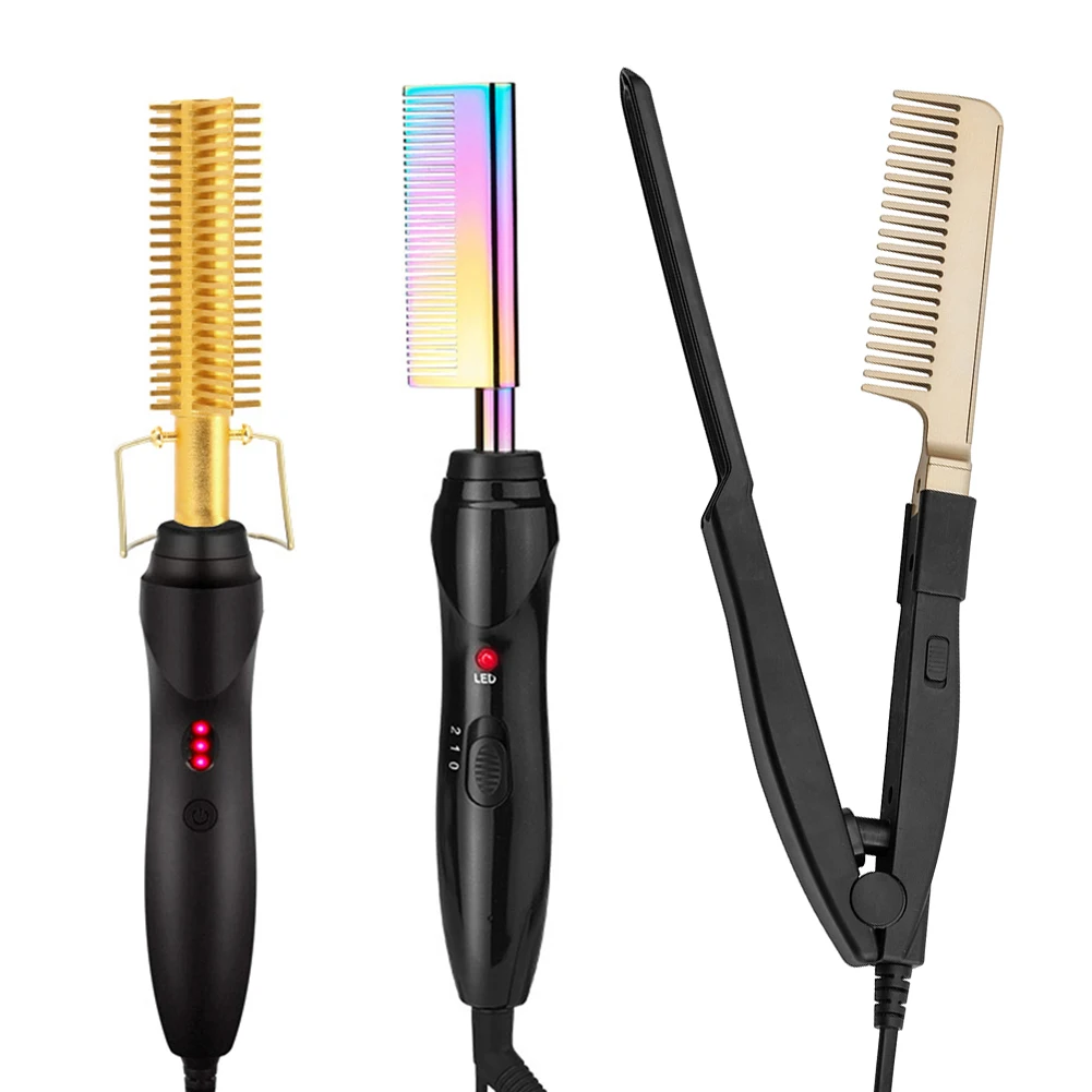 

2 в 1 Расческа для выпрямления и завивки волос