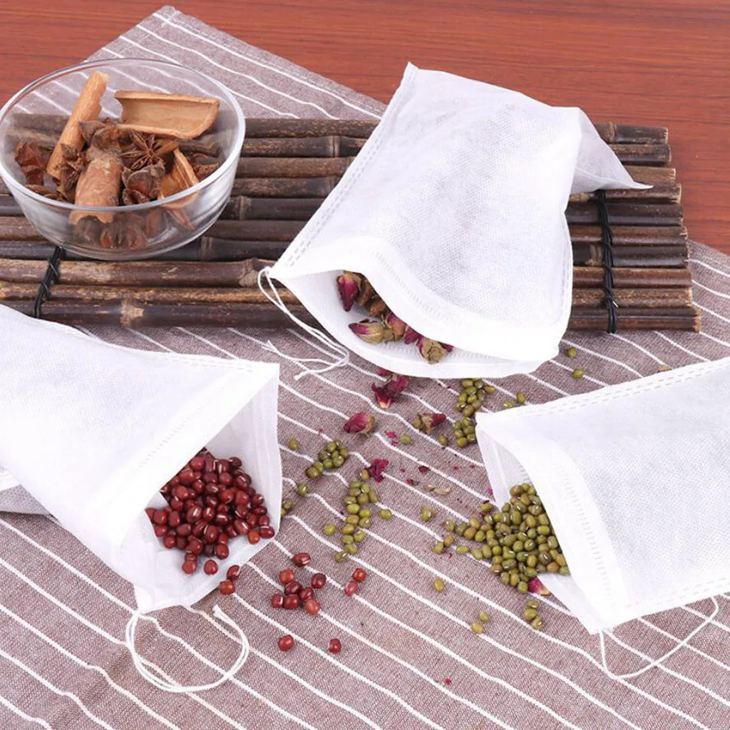 

Empty Teabags String Heat Seal Filter Paper Herb Loose Tea Bag 400PC Empty Loose Tea Bags Tea Infuser