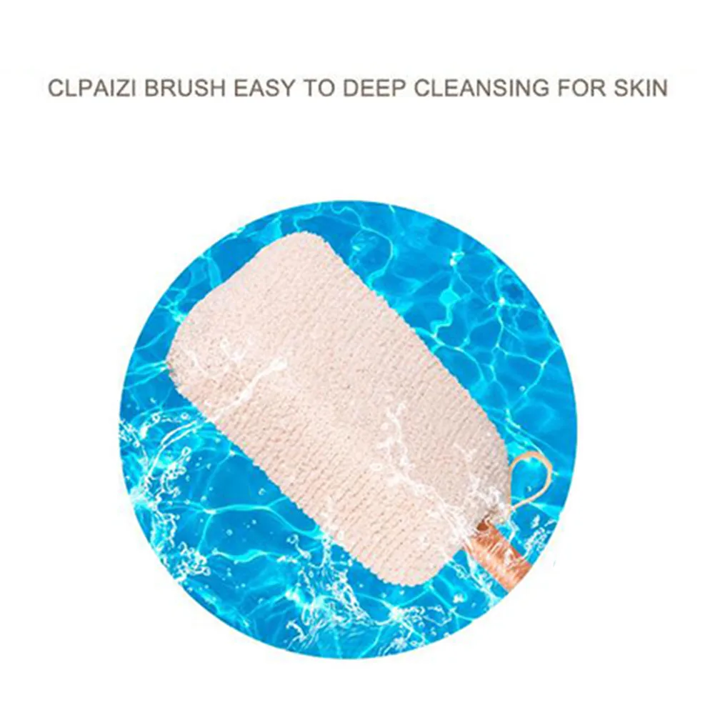 Сухая кожа нескользящий душ портативная очистка спины скруббер длинная ручка