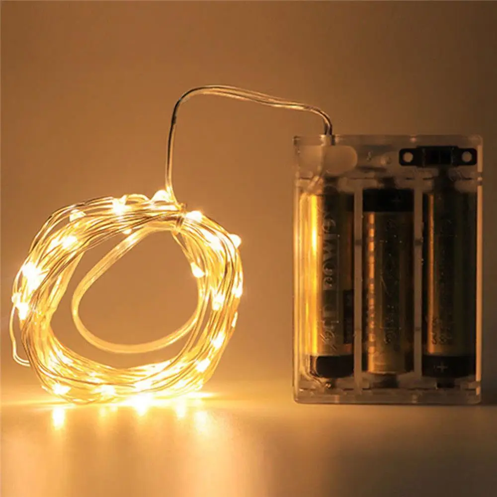 Copper Wire Led Fairy Lights Light String Outdoor Festival Xmas Decor Yard Garden Durable Super Bright | Освещение