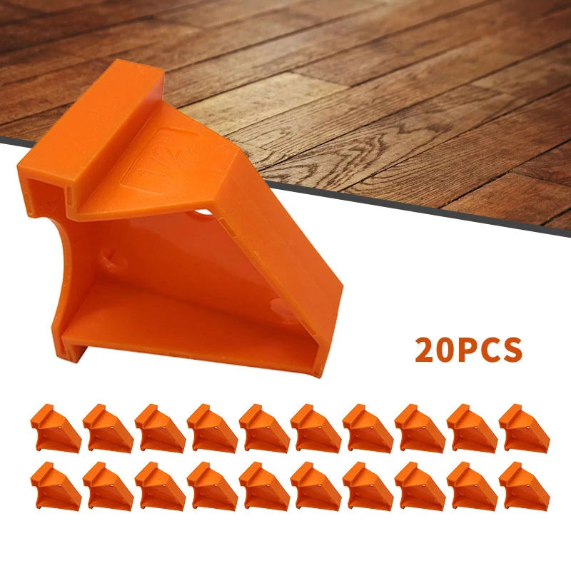 

20Pcs Laminate and Wood Flooring Installation Kit Part Spacers Used Against Wall To Provide Expansion Space Floor Fitting Tools