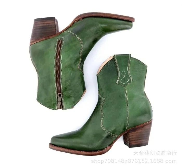 

Women's boots 2020 winter new women's shoes heel thick heels and short boots