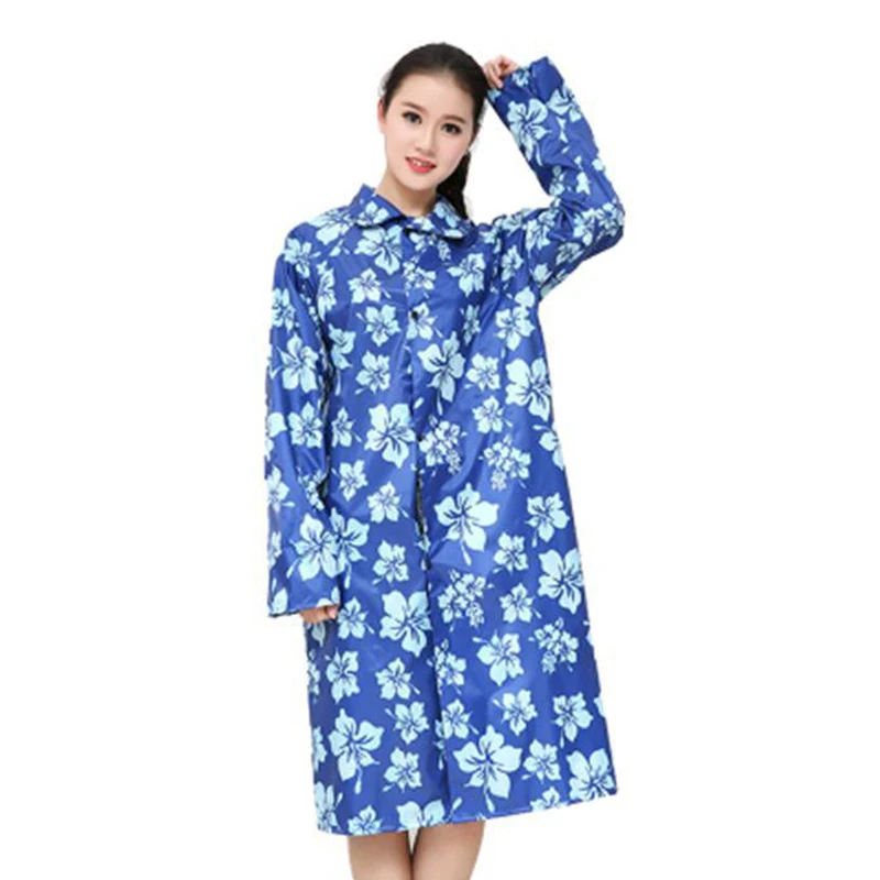 Модный комбинезон плащ с капюшоном женское длинное водонепроницаемое и прочное