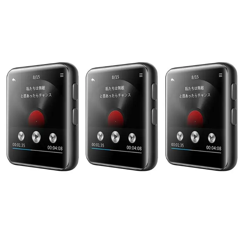 BENJIE K1 MP3 музыкальный плеер Bluetooth мини клип 1,5 дюймов сенсорный экран HiFi FM радио громкоговоритель MP3 музыкальный плеер для бега