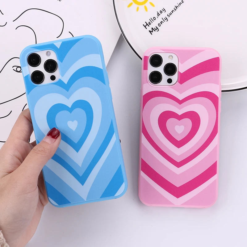 Мягкий силиконовый чехол для телефона с сердцем и кофе iPhone 12 11 Pro Max X XS XR 7 8 7Plus 8Plus SE