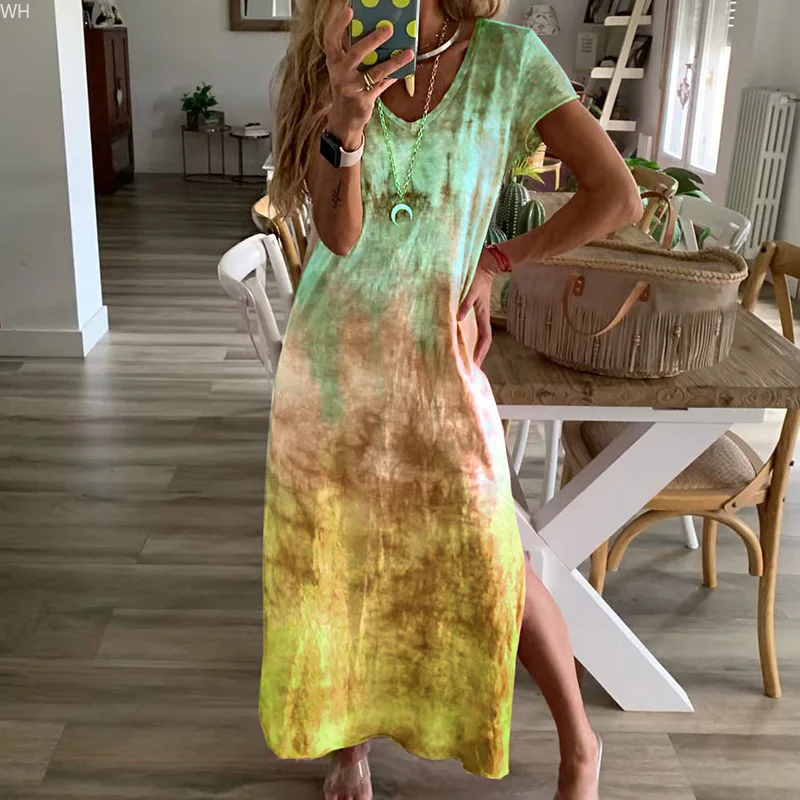 

Летние женские повседневные футболки с коротким рукавом сексуальное открытое платье без рукавов халаты ночной одежды экзотические платье ...