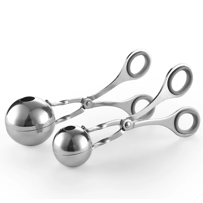 Нержавеющая сталь 304 ручная форма для приготовления мясных шариков ложка зажим