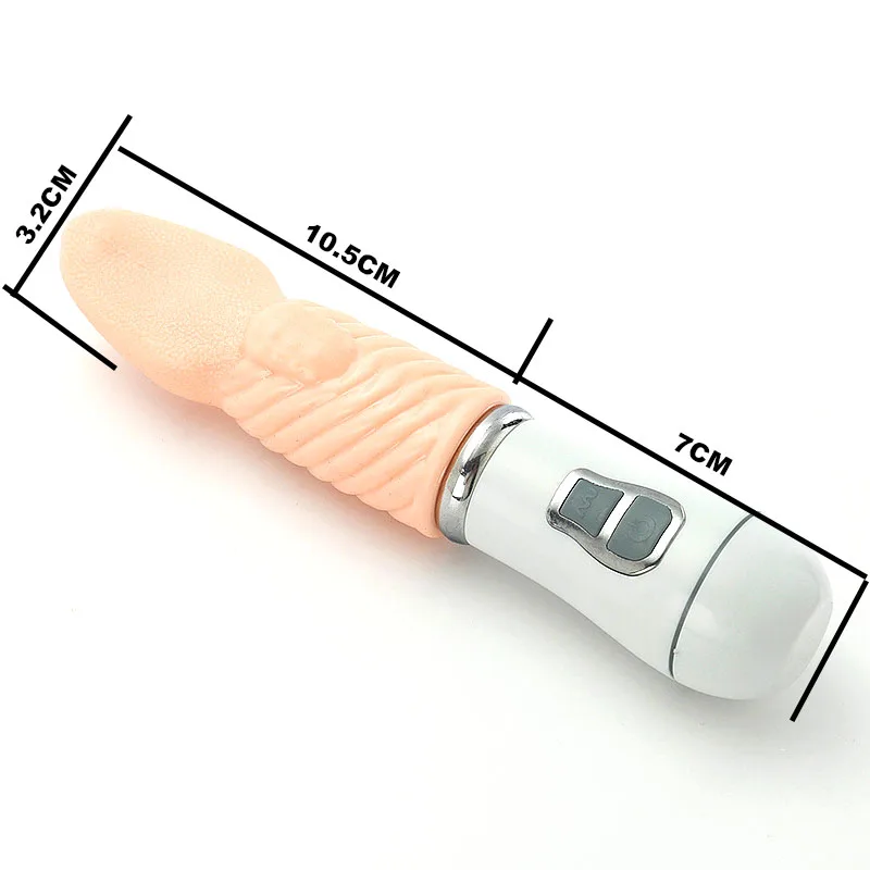 USB зарядка 12 Скоростей G Spot фаллоимитатор языка вибратор для женщин Вибрация