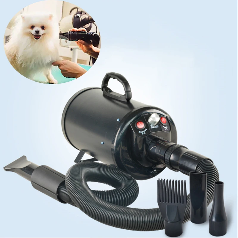 

2200W Power Hair Dryer For Dogs Pet Dog Cat Grooming Blower Warm Wind Secador Fast Blow-dryer For Small Medium Large Dog Dryer