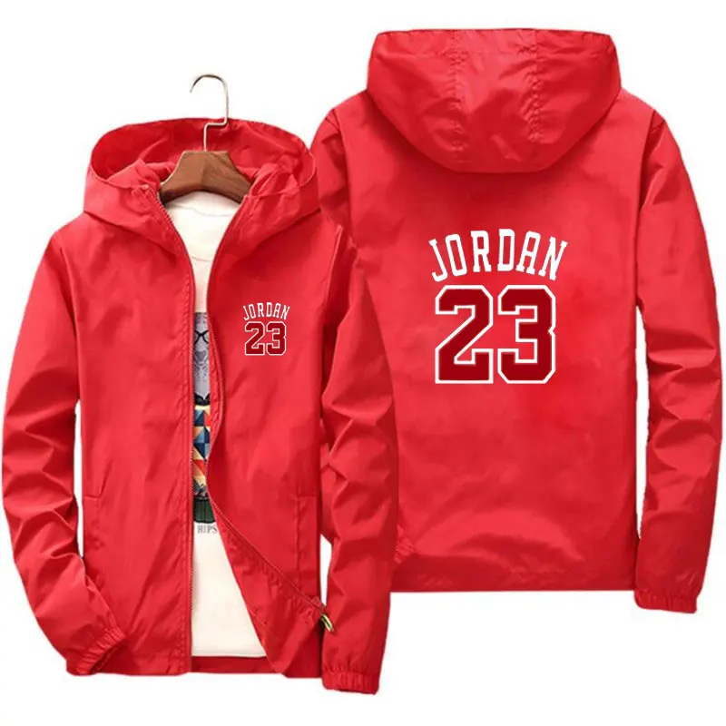 

2021 Classic Fashion Men and Women Casual Hooded Windbreaker Thin Zipper Jacket Spring And autumn Bomber Hip-Hop Ruality Waterpr