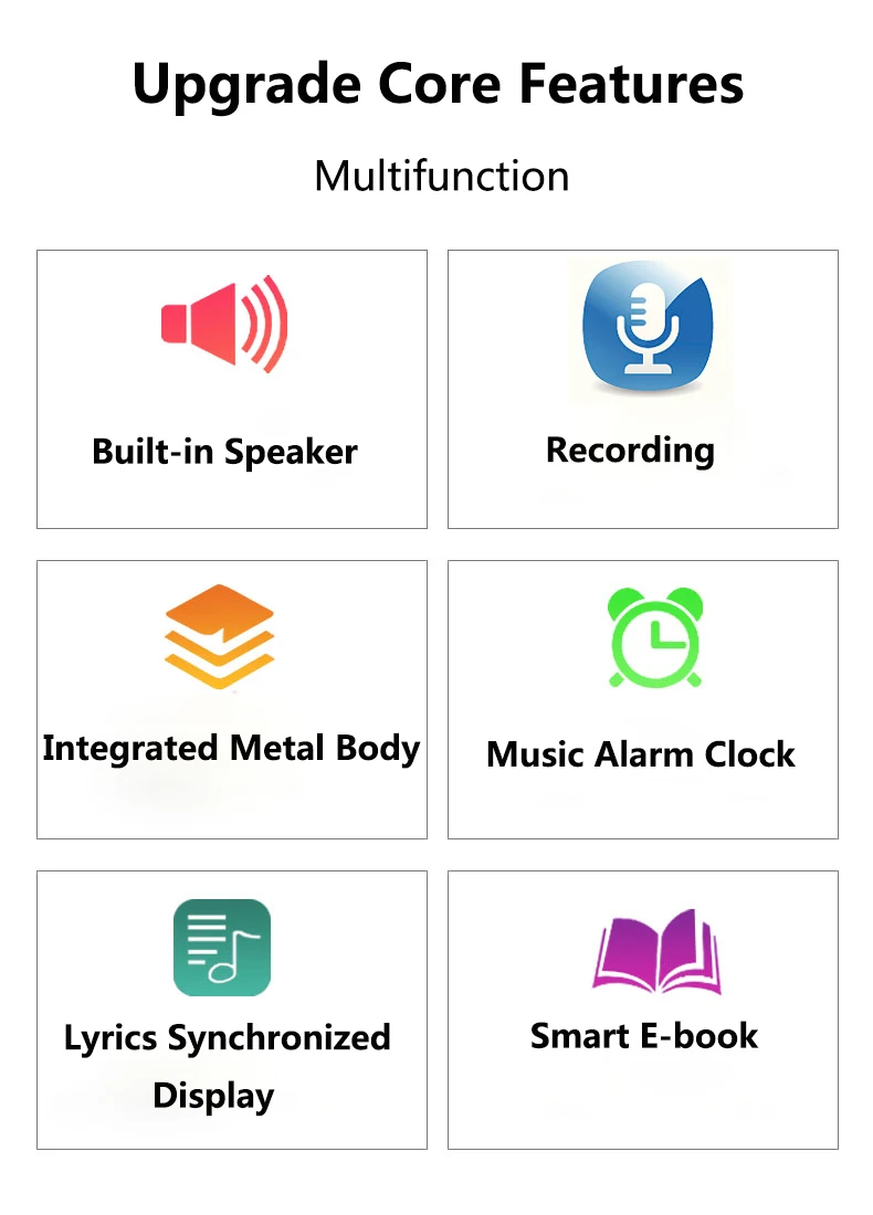 Новое обновление Bluetooth MP3-плеер 8 Гб металлический музыкальный плеер без потерь сенсорный экран с FM, запись, электронная книга Поддержка TF карты до 64 ГБ