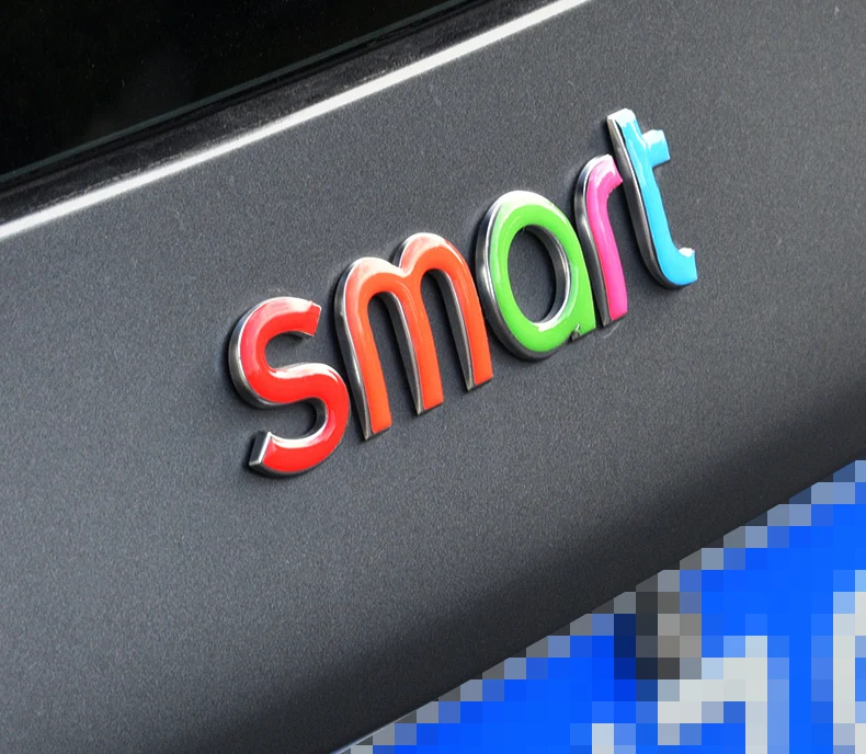 Автомобильная наклейка с логотипом для Smart 451 453 fortwo forfour 3D Автомобильная задняя эмблемы и аксессуары для автомобиля внешний стиль автомобиля