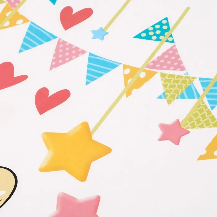 Sticker plastic interior &quotединорожки on month/звёздочке&quot 60 х90 cm creativity sticker stickers for home | Дом и