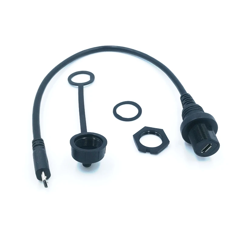 Водонепроницаемый кабель Micro USB 2 0 IP67 5-контактный разъем Micro-USB IP 67 Панельное