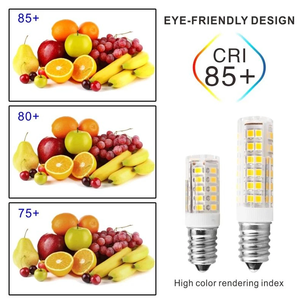 Миниатюрная светодиодная лампочка Кукуруза 5 шт./лот E14 3 Вт 4 7 220-240 В 2835SMD 360 угол