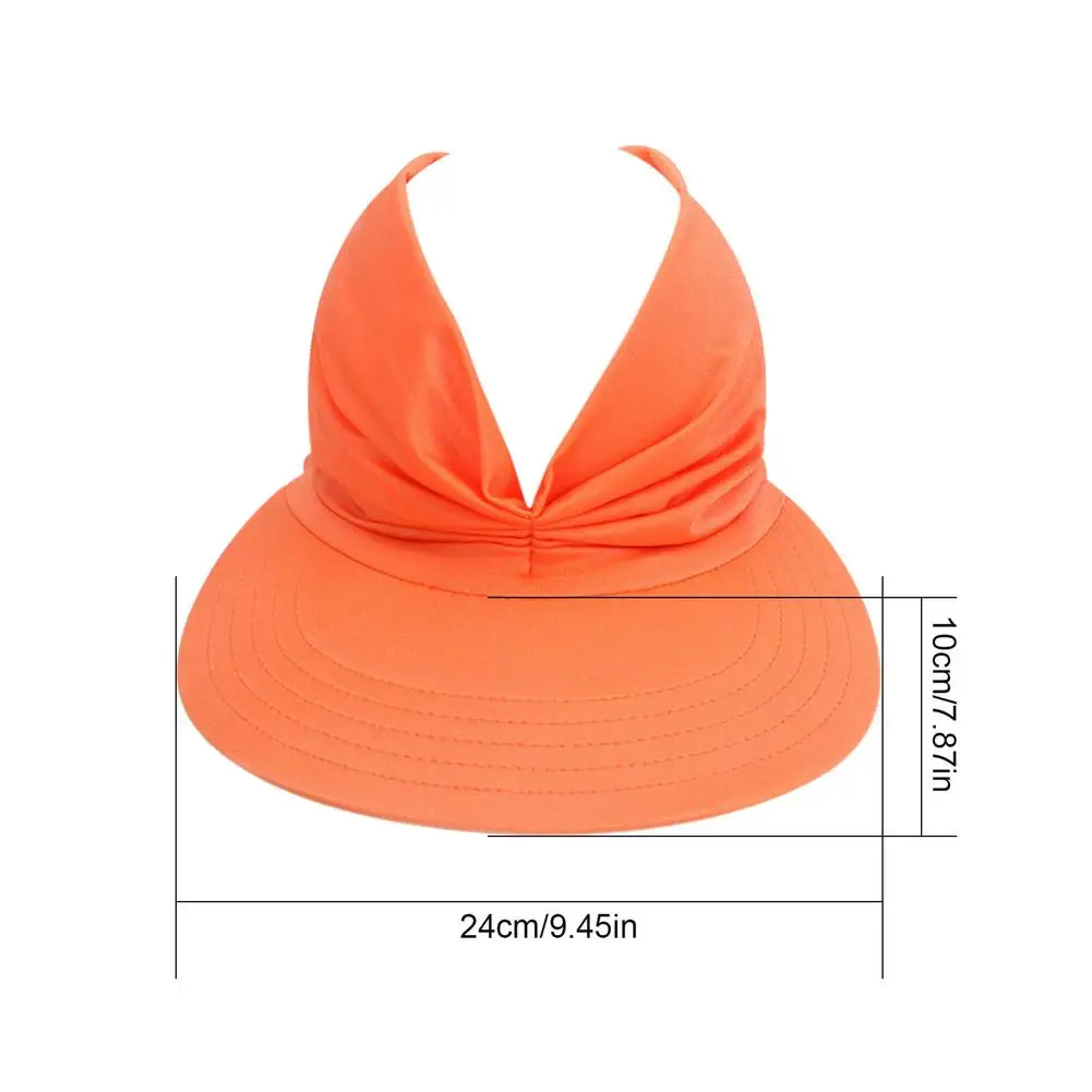 

2021 Women Sun Hat Anti-Ultraviolet Elastic Summer Hollow Top Plain Female Outdoor Hiking Beach Fishing Cap Sunscreen Sunhat