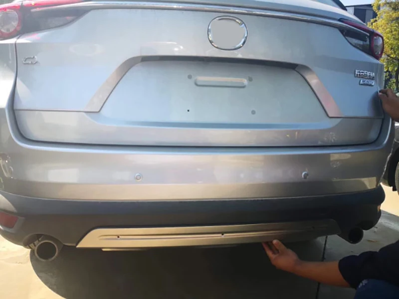 Защитная накладка на передний и задний бампер из алюминиевого сплава для Mazda CX 8 CX8