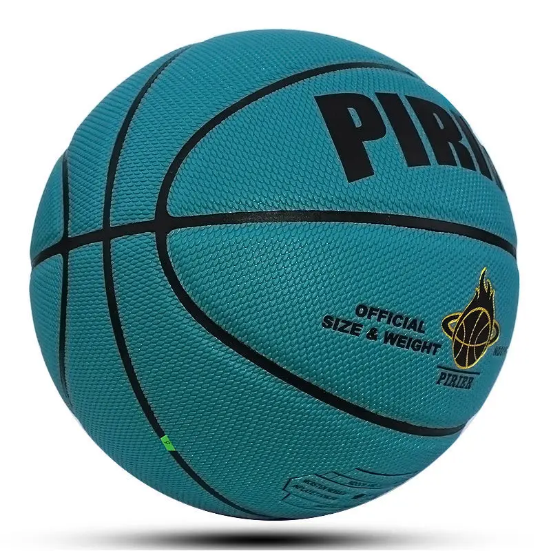 2021 баскетбольная модель износостойкая мягкая кожа синий мяч для студентов