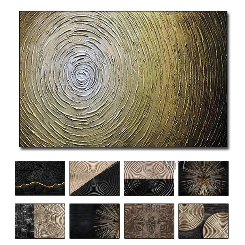 Бесплатная доставка абстрактные картины ручной росписи Настенная роспись