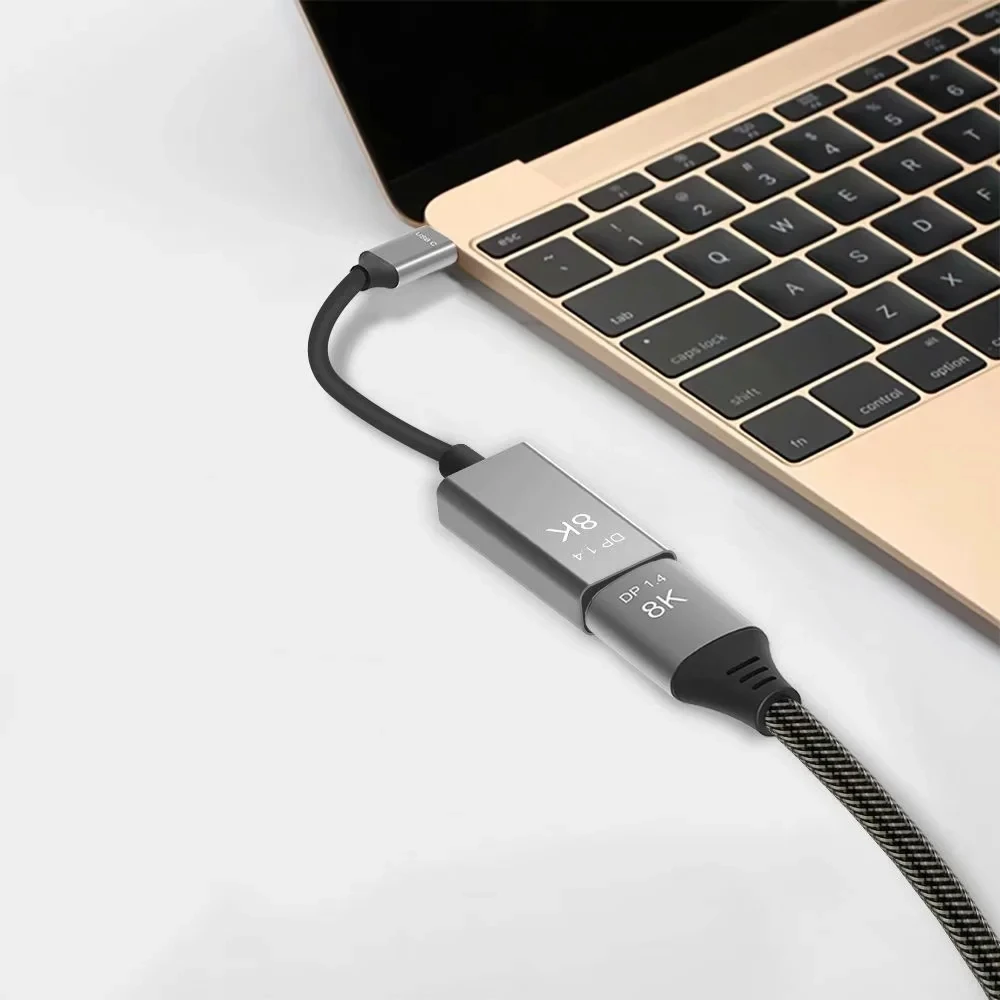 Thunderbolt 3 USB C to Displayport Male to Female Converter Cable Type C DP 1.4 connector 8K@ 60HZ 4K @ 144HZ for MacBook Pro