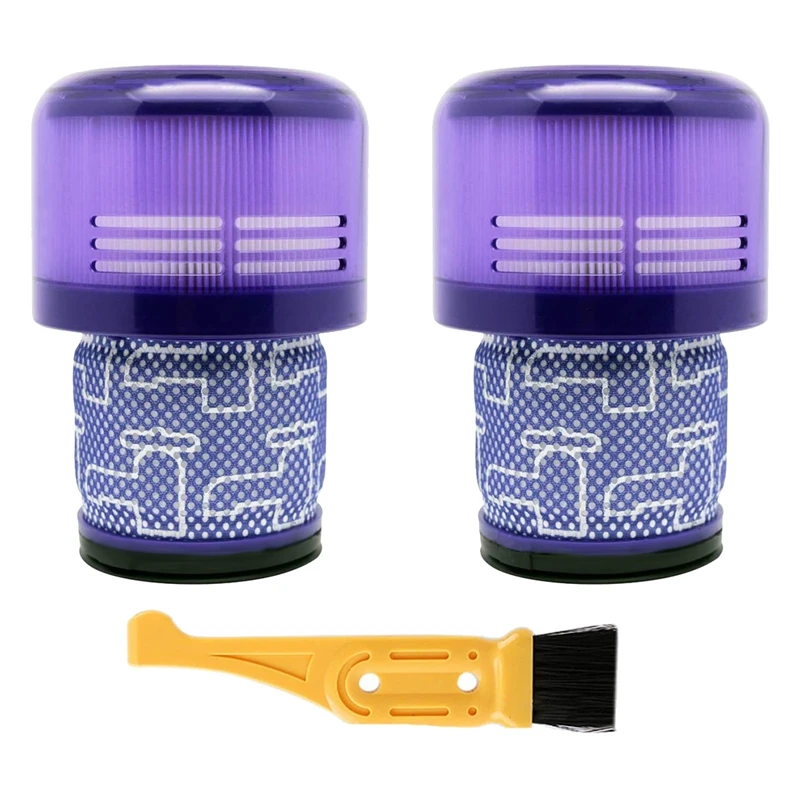 

2 Pack Replacement Filters Fit for Dyson V11 Cyclone Animal Total Clean Cordless Vacuum Cleaner with Cleaning Brush