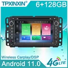 Автомобильный стерео Мультимедийный Плеер, Android 11 для Hummer H2 2008-2011, GPS-навигация, автомагнитола, головное устройство Carplay