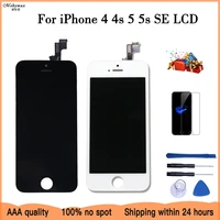 aaa quality lcd 4s 4 5 5s display touch screen digitizer assembly for iphone 6 6s 7 8 plus lcd