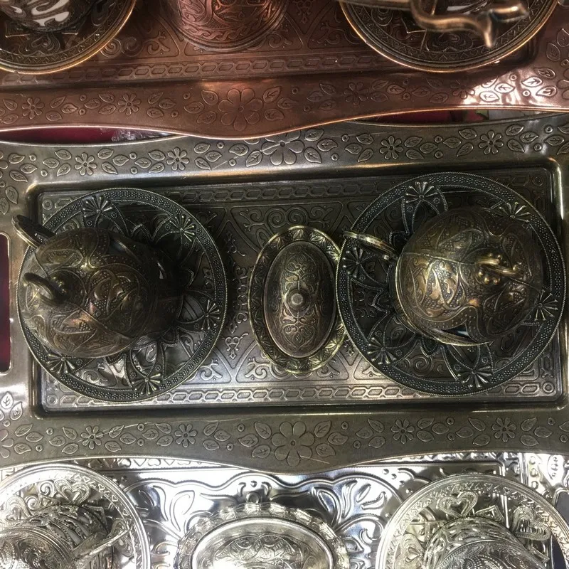 Люкс османский металлический поднос | Дом и сад