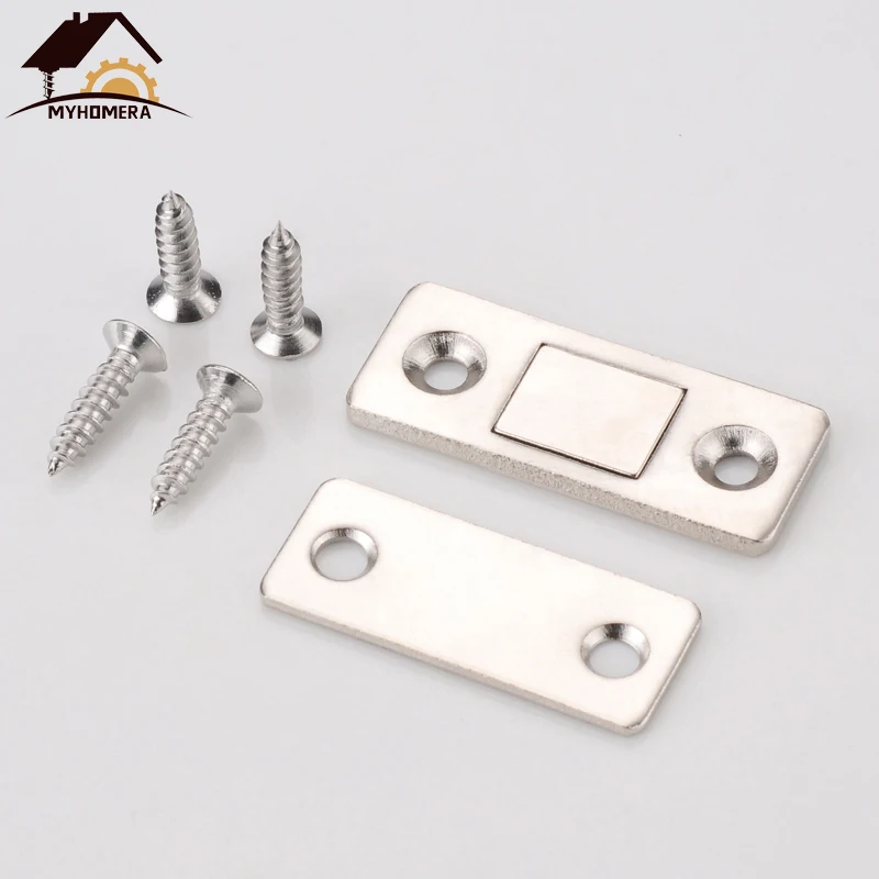 Myhomera 20 Sets 16 Magnetic Cabinet Catches Magnet Door Stop Hidden Closer Closet Cupboard Furniture Hardware Dropshipping |