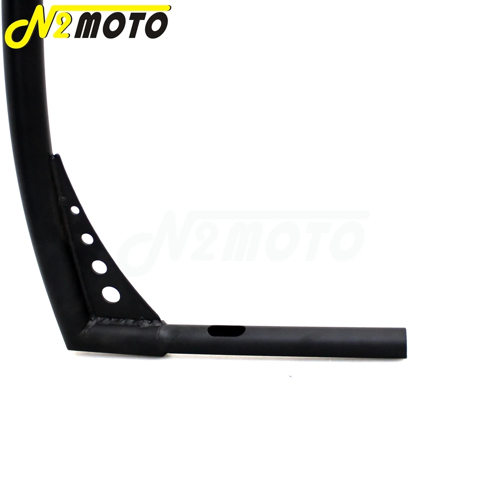 Черная Вешалка на руль для Harley Sportster Touring Dyna FLST Chopper Cafe Racer 12 дюймов ширина 30 1/2