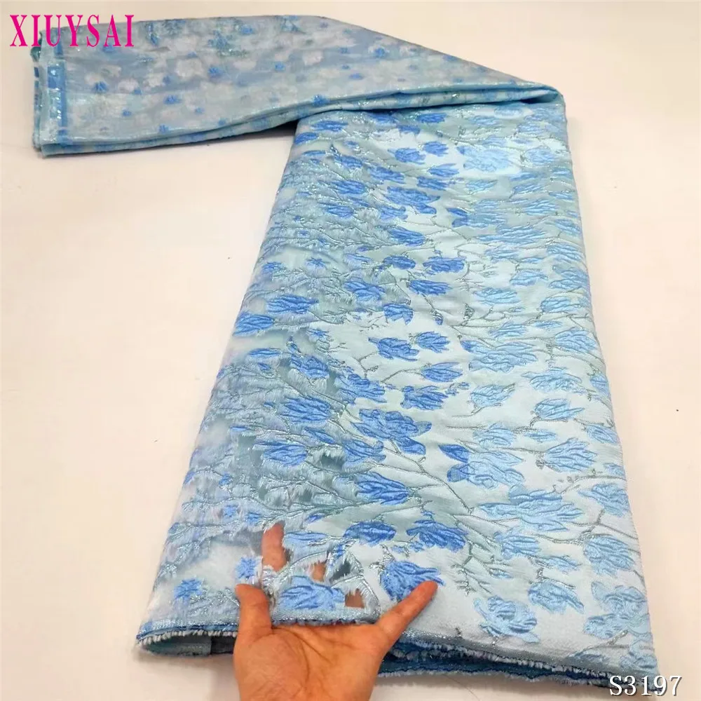 Новейшая африканская кружевная ткань 2021 Высококачественная из органзы для