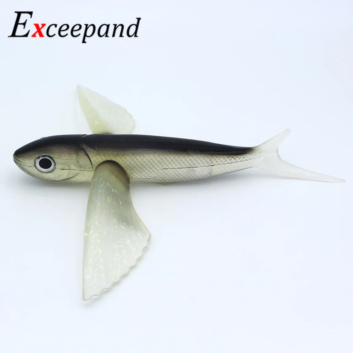 

Exceepand 10PCs 23cm 125g Fishing Bait Flying Fish Lure Swimbait Lifelike Seawater Tuna/Mackerel/Marlin/Mahi Fishing Accessories