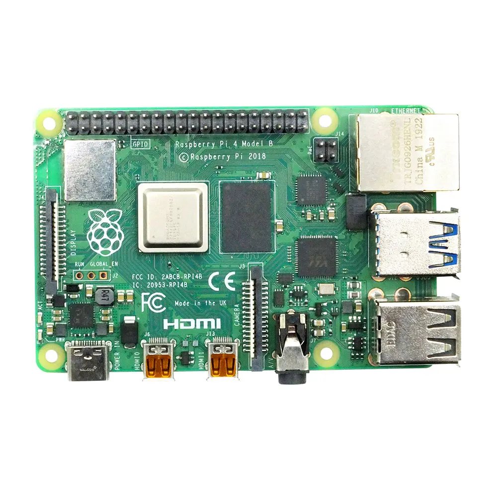 Verkauf Original Raspberry Pi 4 Modell B 4G Kit Pi 4 Bord + HDMI-kompatibel Kabel + Netzteil Mit Schalter Fall Mit Fan Kühlkörper
